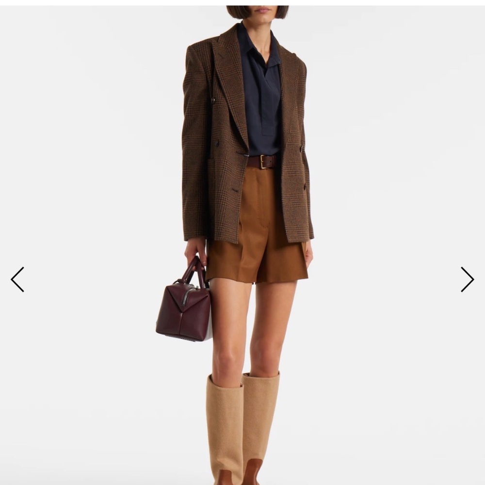 Max Mara Ozieri high-rise virgin wool shorts - Picture 2 of 6